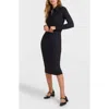 Commando Ceo Stripe Neoprene Skirt In Blue