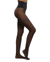 Commando Chic Dot Sheer Tights In Black