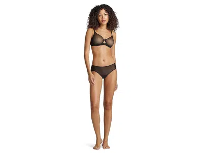 Commando Chic Mesh Bikini In Black