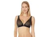 Commando Chic Mesh Plunge Bra In Black