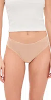 Commando Chic Mesh Thong Beige In Nude