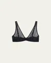 Commando Chic Mesh Underwire Bra In Black