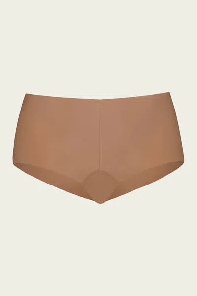 Commando Classic Boyshort In Caramel In Brown