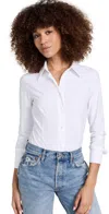 Commando Classic Button-down Shirt In White