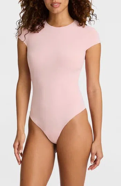 Commando Classic Cap Sleeve Bodysuit In Blush