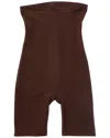 Commando Classic Control High-waisted Shorts In Brown