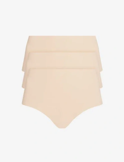 Commando Classic High Rise Bikini 3-pack In Beige