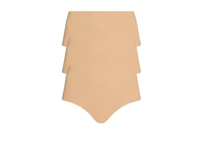 Commando Classic High-rise Bikini 3-pack Gp162 In Sand