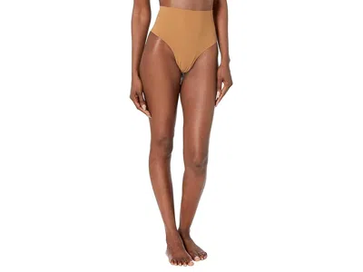 Commando Classic High-rise Thong Hrt02 In Brown