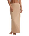 Commando Classic Maxi Slip Skirt In Beige