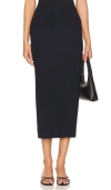 Commando Classic Maxi Half Slip Skirt In Black In Black