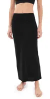 Commando Stretch Micro Modal-jersey Maxi Skirt In Black