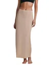 COMMANDO CLASSIC MAXI HALF SLIP SKIRT IN BEIGE