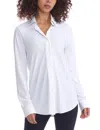 Commando Classic Oversized Button Down Top In White In White