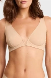 Commando Classic Plunge Underwire Bra In Neutral