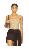 Commando Classic Print Straight Cami Bodysuit