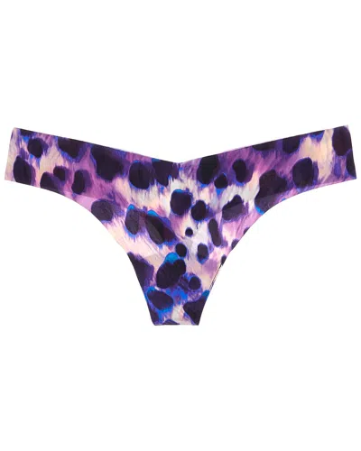 Commando ® Classic Print Thong In Purple