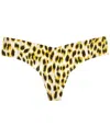 Commando ® Classic Print Thong In Yellow