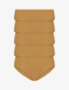 Commando Classic Solid Bikini 5-pack In Caramel