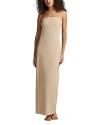 Commando Classic Strapless Maxi Slip In Beige