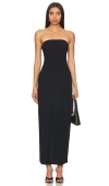 Commando Classic Strapless Maxi Slip In Black