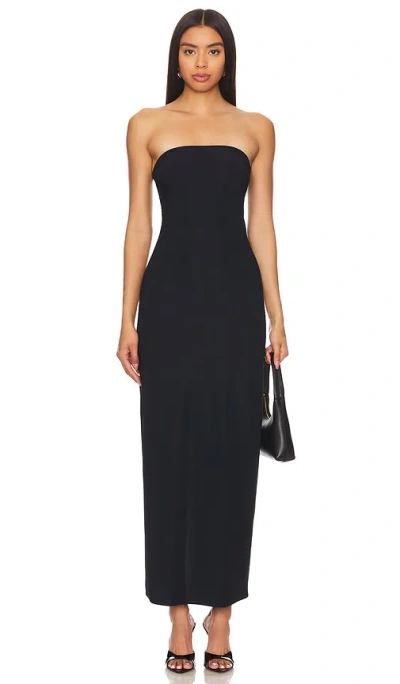 Commando Classic Strapless Maxi Slip In Black