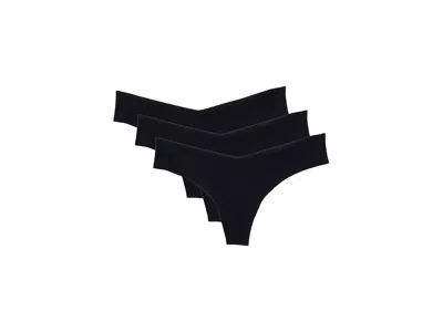 Commando Classic Thong 3-pack In Black