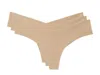 Commando Classic Thong 3-pack In Brown