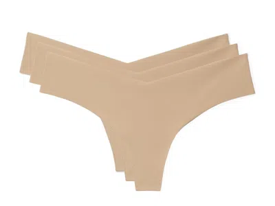 Commando Classic Thong 3-pack In Brown