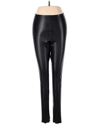 Pre-owned Commando Control Faux Leather Pants In Black