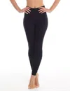 Commando Black Velvet Leggings In Black