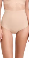Commando Classic Control Microfibre Thong In Beige