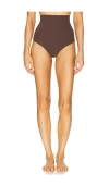 Commando High-waist Control Brief In Mocha In Mocha