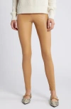 Commando Control Top Faux Leather Leggings In Camel