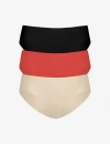 Commando 3-pack Cotton Bikini In Multi