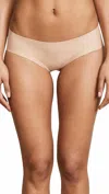 Commando Technical Cotton-blend Bikini In Brown