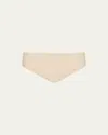 Commando Stretch Cotton Bikini Briefs In Beige