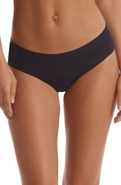 Commando Cotton Blend Bikini In Blk-black