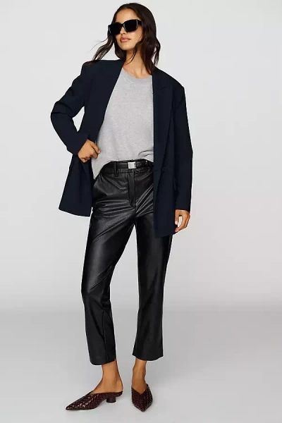 Commando Cotton Blend Leggings In Black