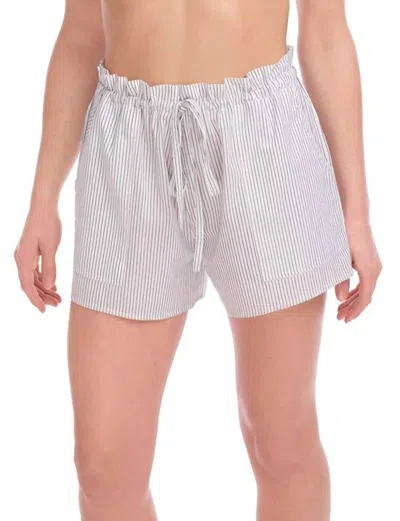 Commando Cotton Voile Pleated Short In Black & White