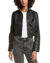 Commando ® Crop Biker Jacket In Black