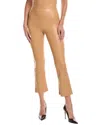 Commando Faux Leather Cropped Flare In Camel In Brown