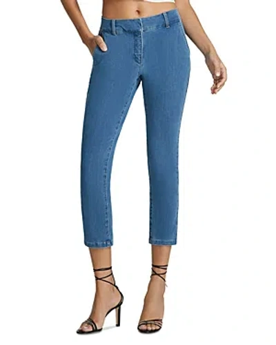 Commando Cropped Slim Jeans In Light Indigo