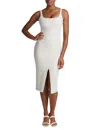 Commando Do It All Denim Midi Tank Dress In Porcelain In Ivory