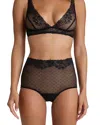 Commando Double Take High Waist Briefs In Black