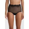 Commando Double Take High Waist Briefs In Black