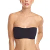 Commando Double-take Lace Bandeau In Black In Black