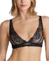 Commando Double Take Lace Bralette In Black