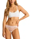 Commando Double Take Lace Racerback Bralette In White
