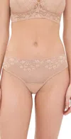 Commando Double Take Lace Thong Beige